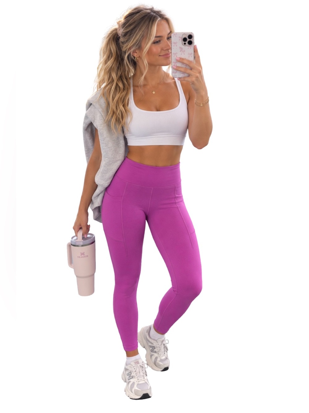 Danskin ACTIVATE 7/8 LEGGING inseam 25” 1757052 in purple meadow mauve NWT S